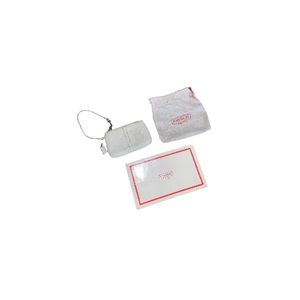 Coach Vintage Y2K White Leather Wristlet Pouch
